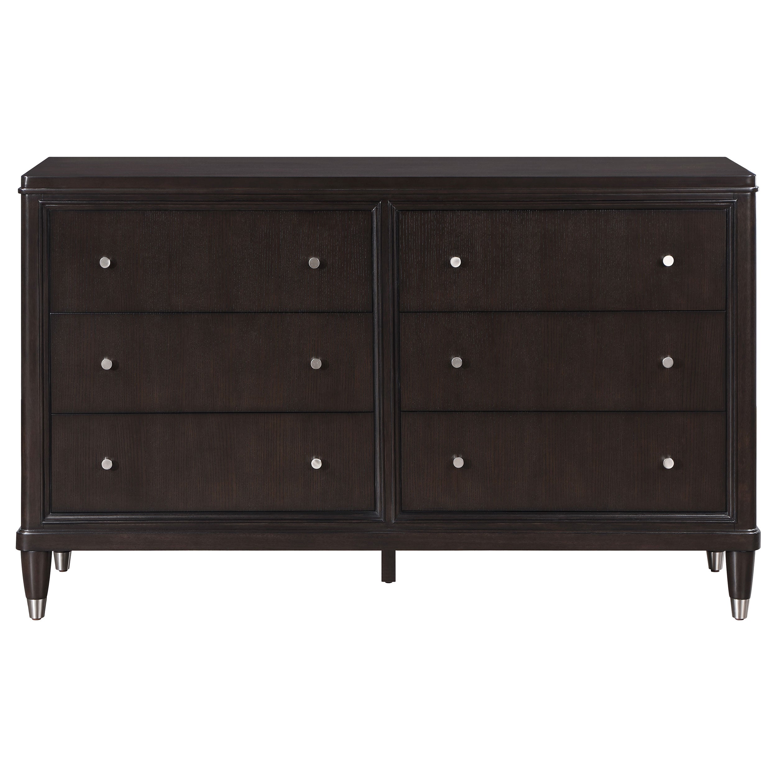 Emberlyn 6-drawer Bedroom Dresser with Mirror Brown