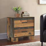 Sidney 2-drawer Nightstand Rustic Pine