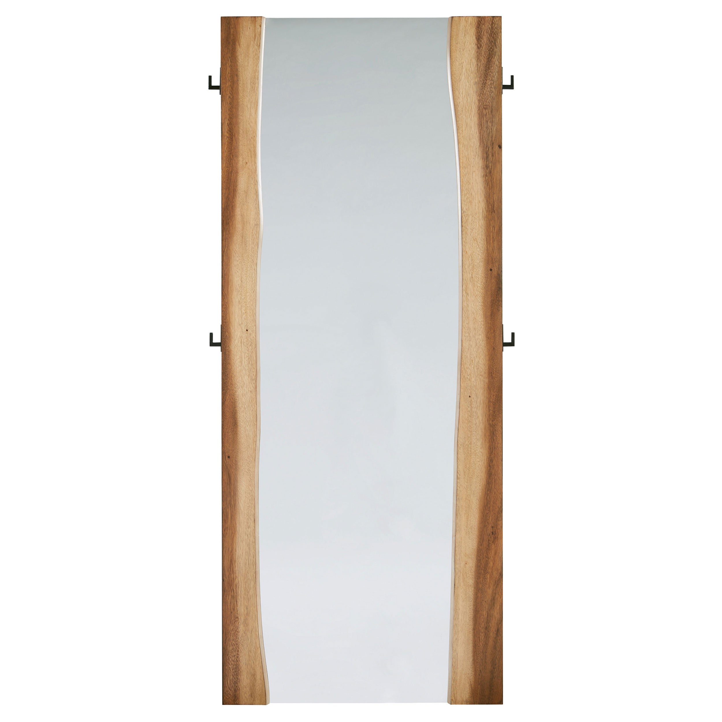 Winslow Standing Mirror Smokey Walnut and Coffee Bean