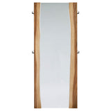 Winslow Standing Mirror Smokey Walnut and Coffee Bean