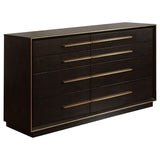 Durango 8-drawer Dresser with Mirror Smoked Peppercorn