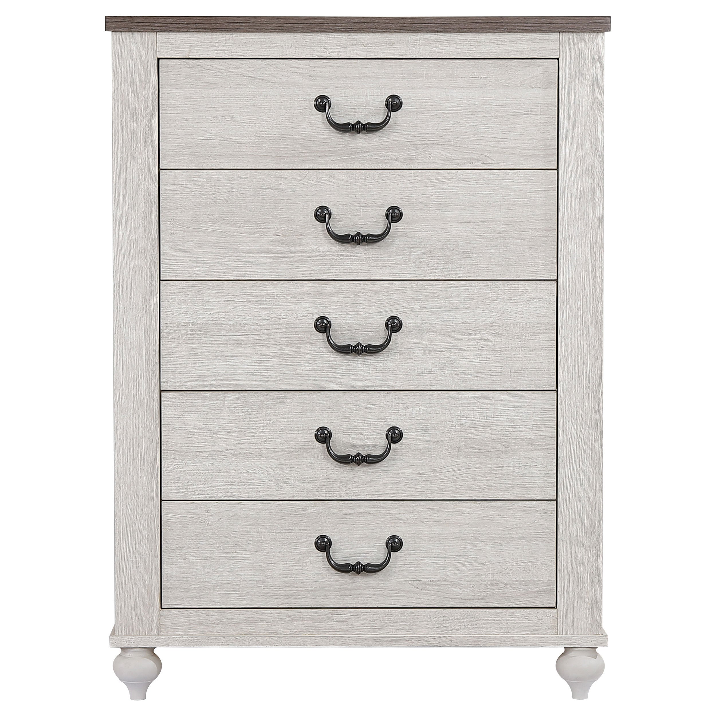 Stillwood 5-drawer Chest Vintage Linen