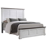 Hillcrest  Panel Bed White