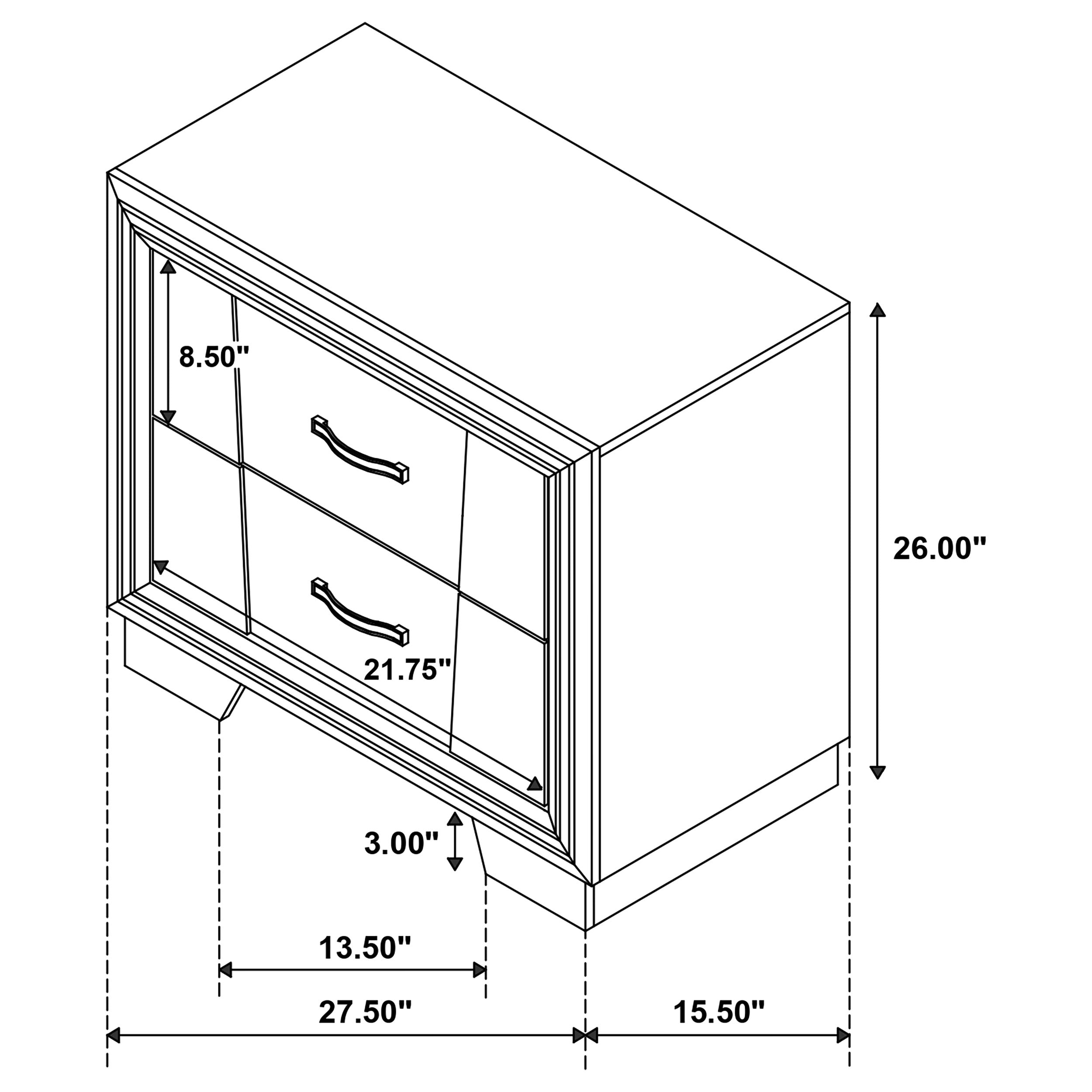 Janine   Bedroom Set Grey