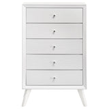 Janelle 5-drawer Chest White