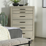 Channing 5-drawer Chest Rough Sawn Grey Oak