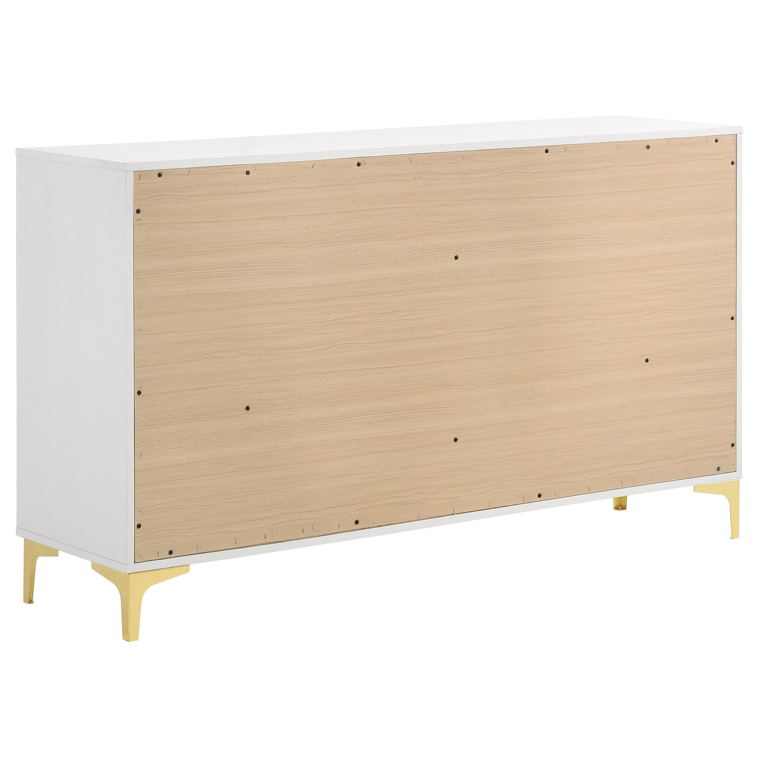 Kendall 6-drawer Dresser with Mirror White