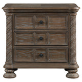 Emmett 3-drawer Nightstand Walnut