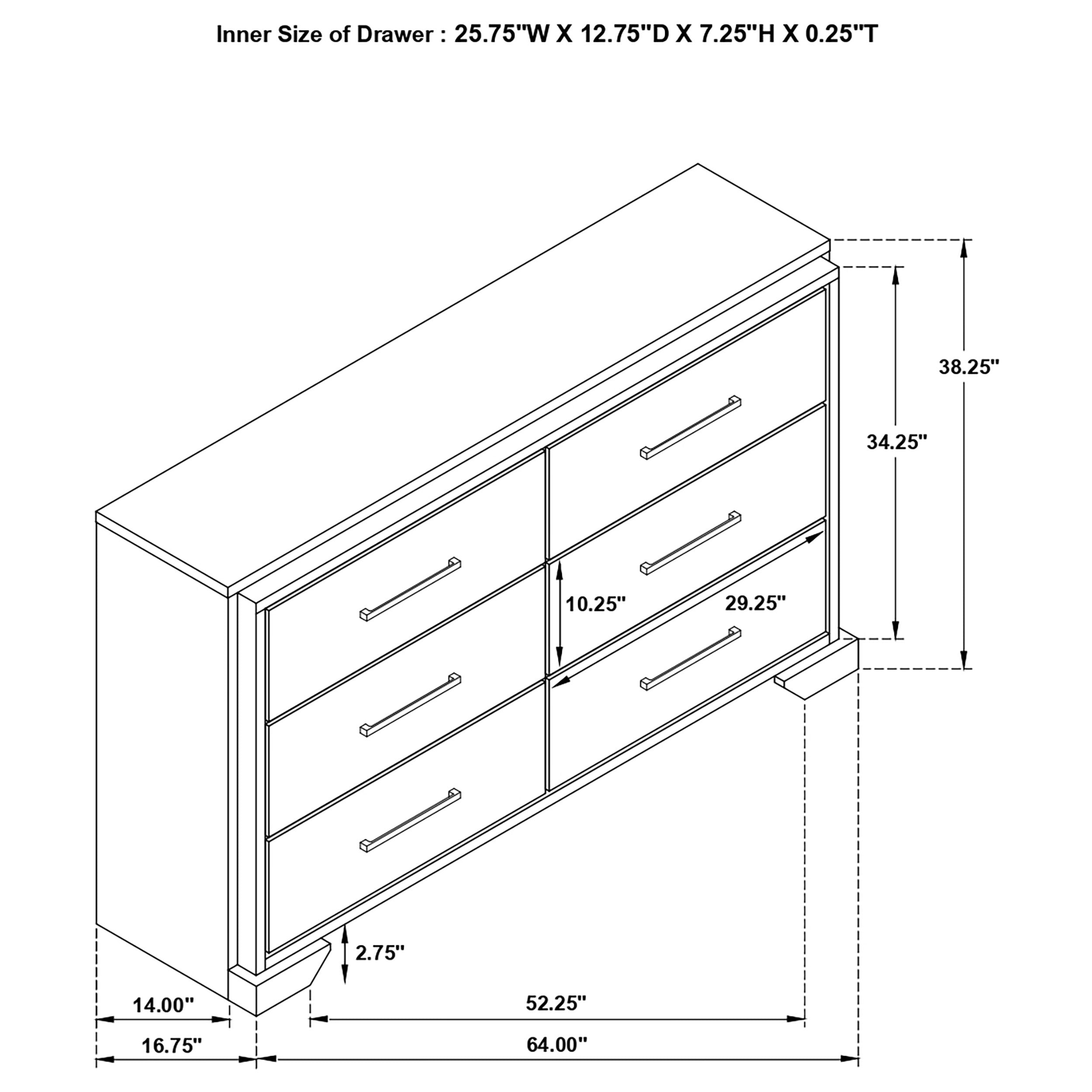 Baker   Bedroom Set Brown and Light Taupe