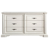 Evelyn 6-drawer Dresser Antique White