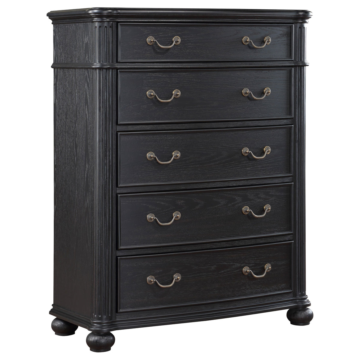 Celina 5-drawer Bedroom Chest Black