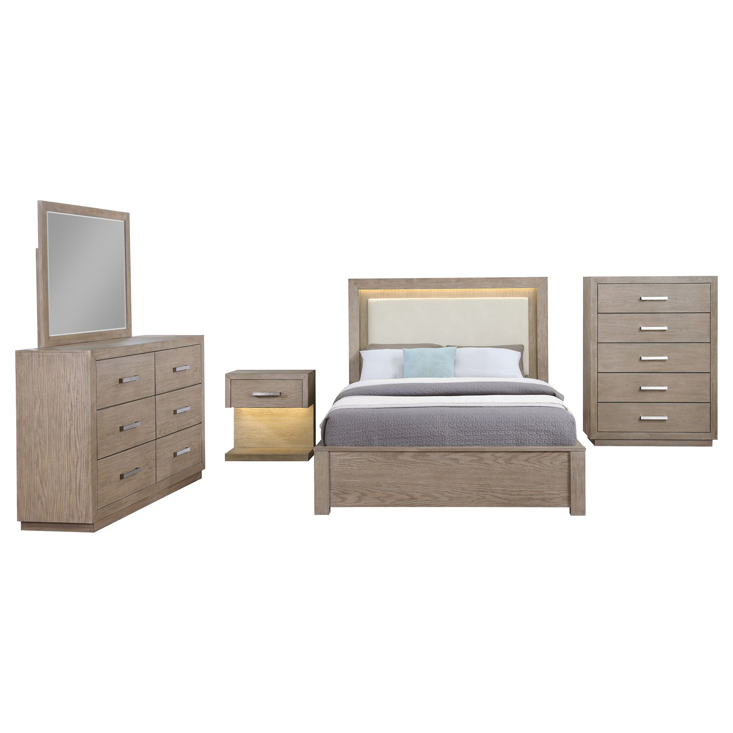 Kenora   Bedroom Set Barley Brown