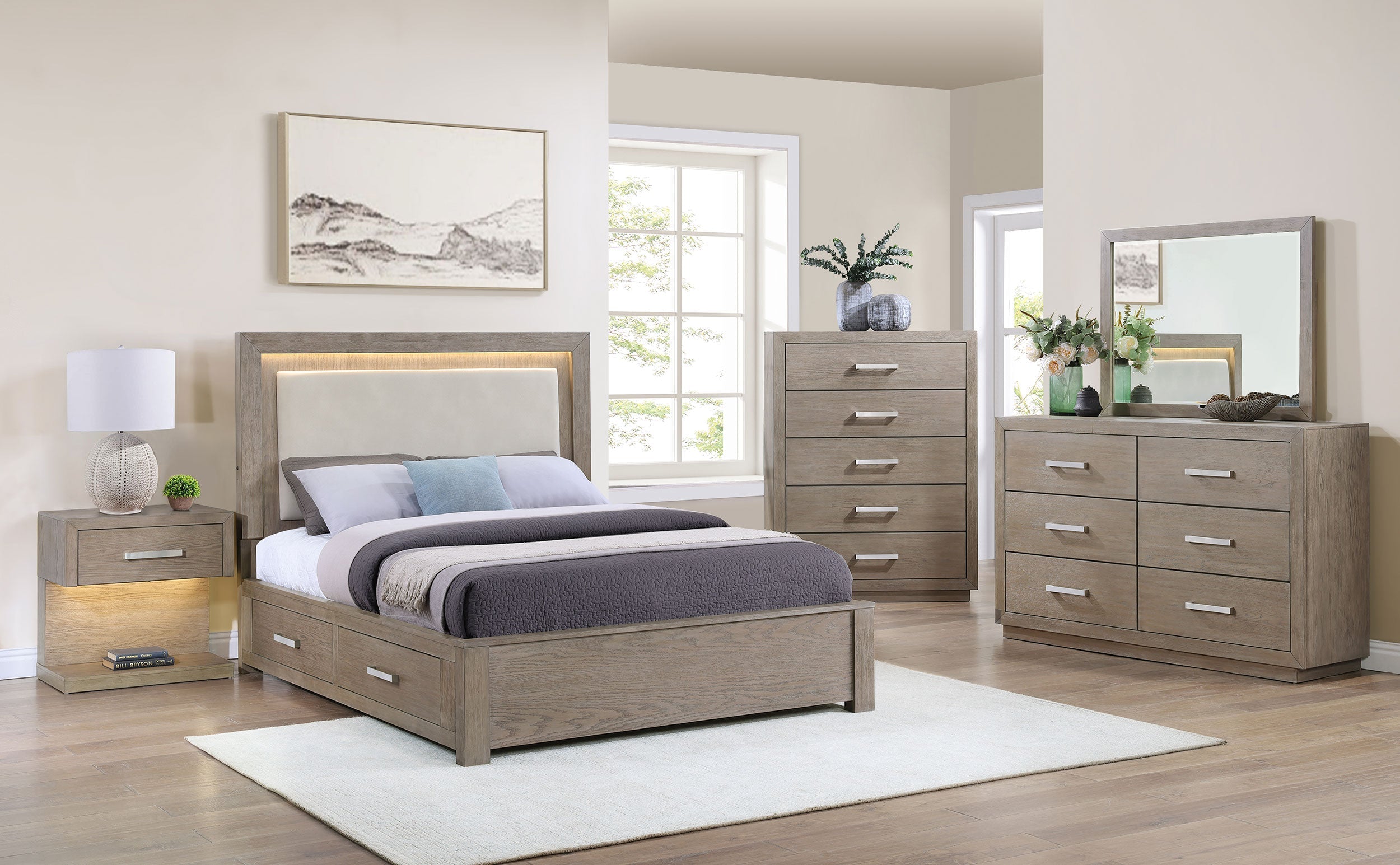 Kenora   Bedroom Set Barley Brown