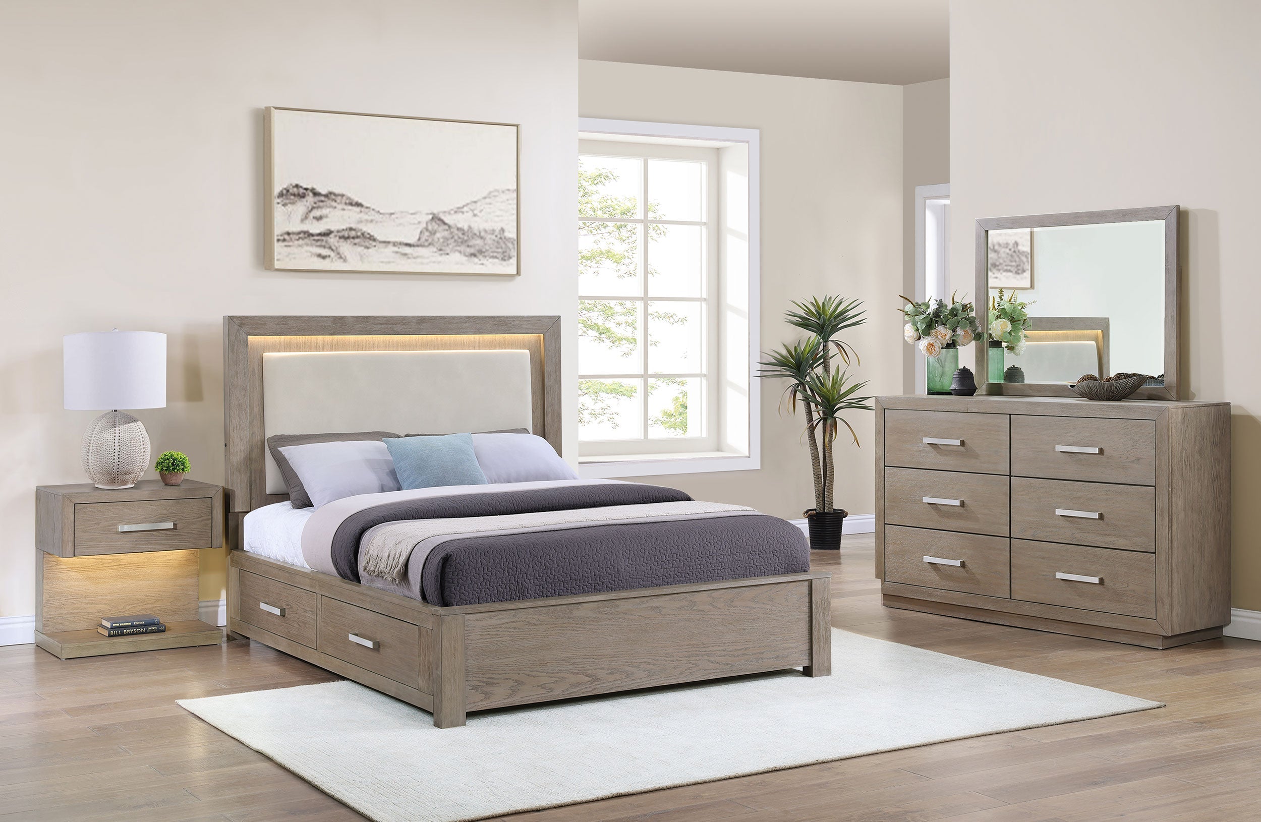 Kenora   Bedroom Set Barley Brown