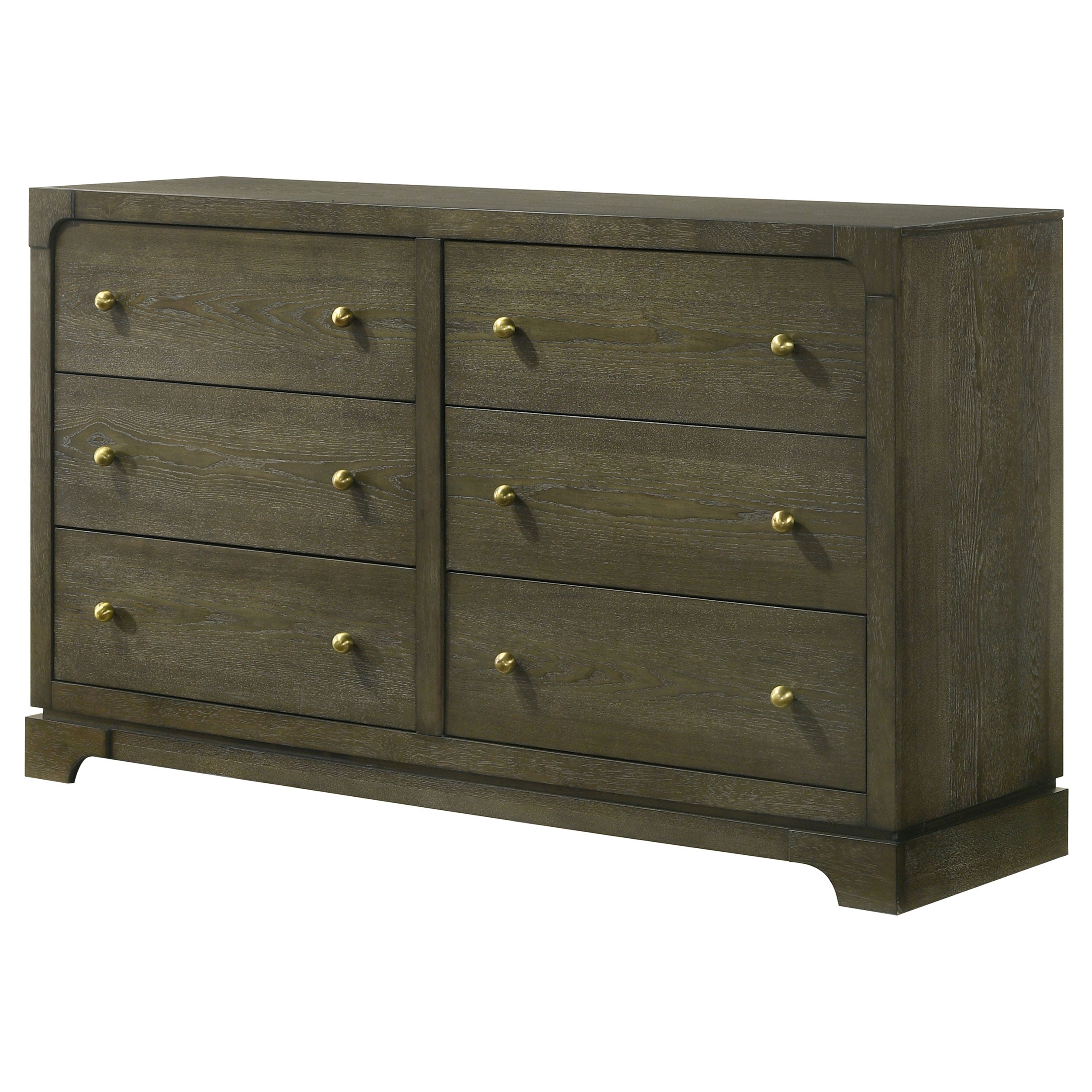 Gran Park 6-drawer Dresser Cabinet Dark Cocoa