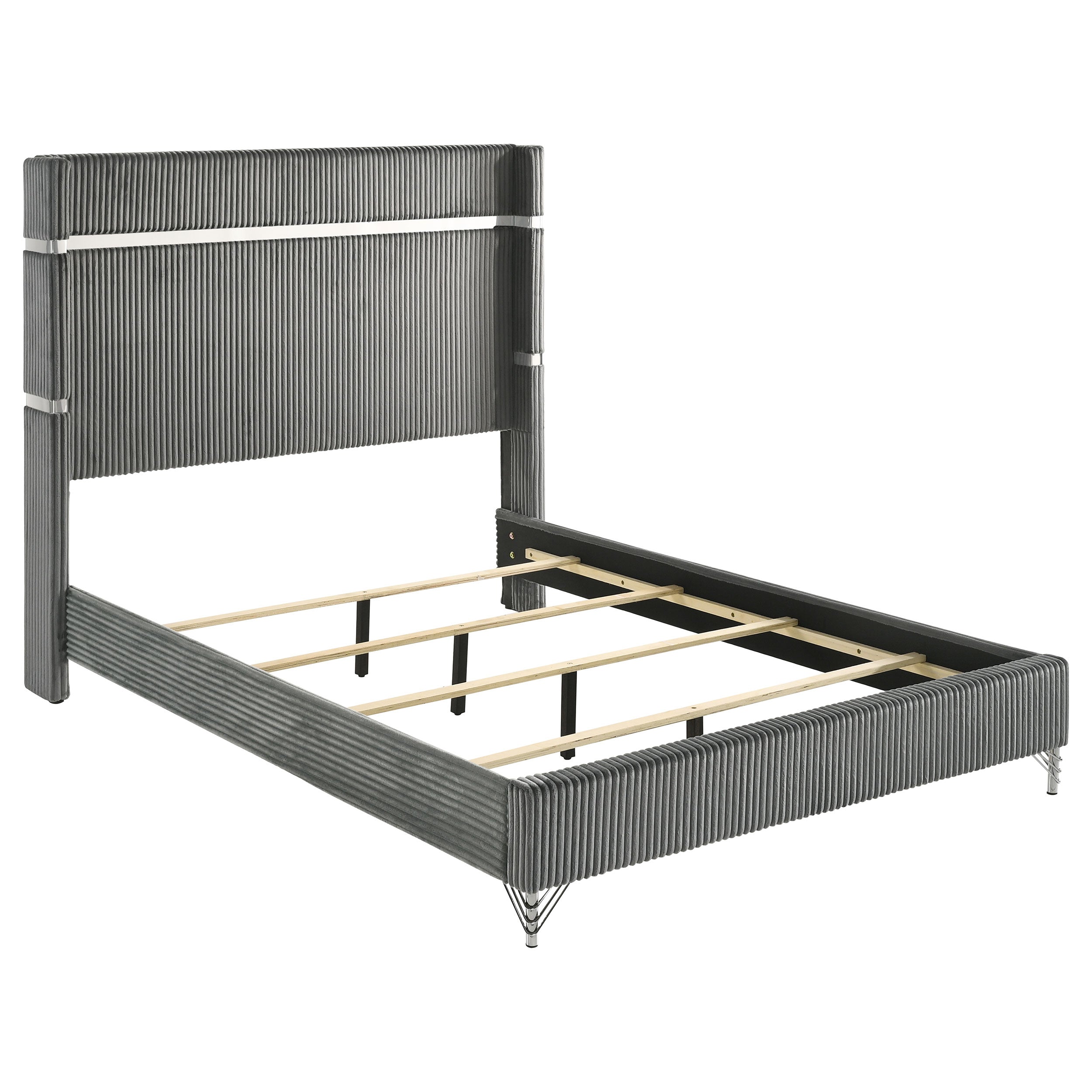 Lucia   Bedroom Set Grey and Black