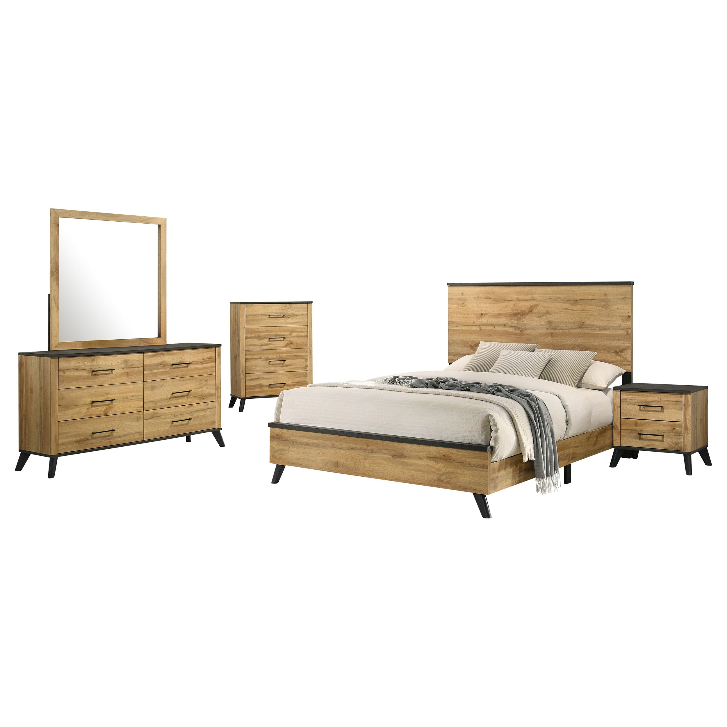 Kaywood   Bedroom Set Natural Pine