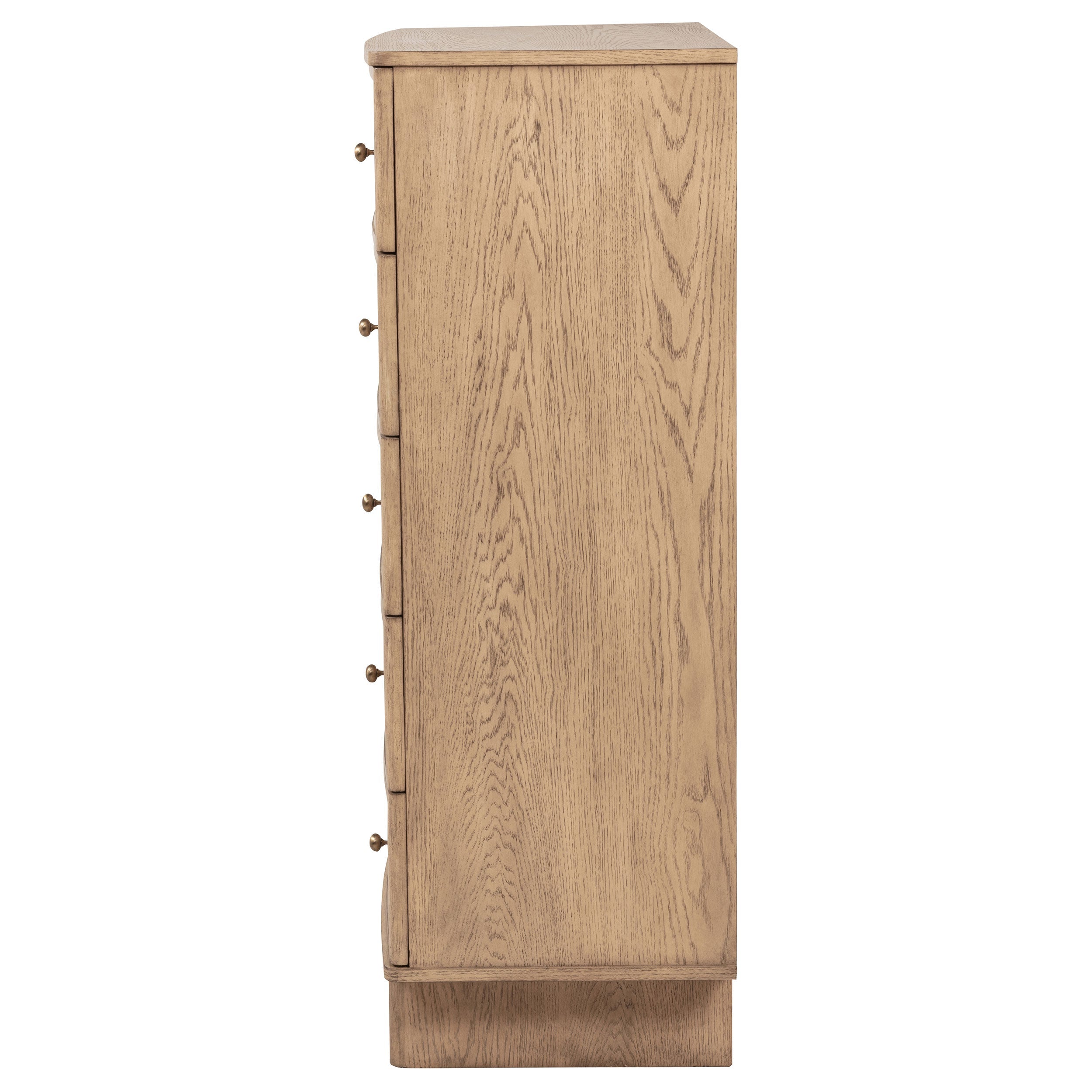 Kailani 5-drawer Bedroom Chest of Drawers Beige Oak