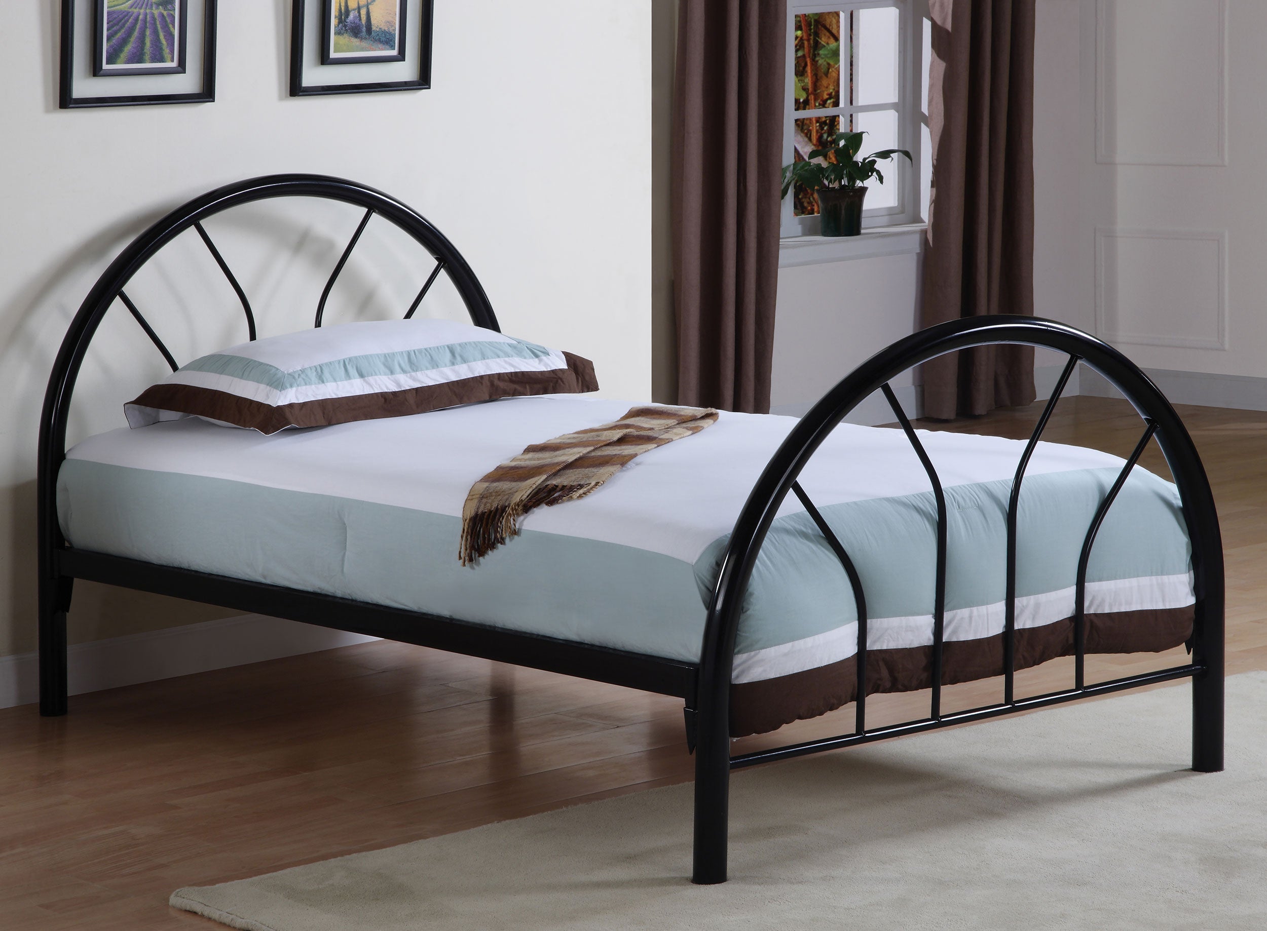 Marjorie Twin Platform Bed White