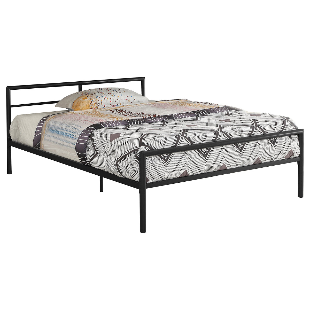 Fisher Twin Metal Bed Gunmetal