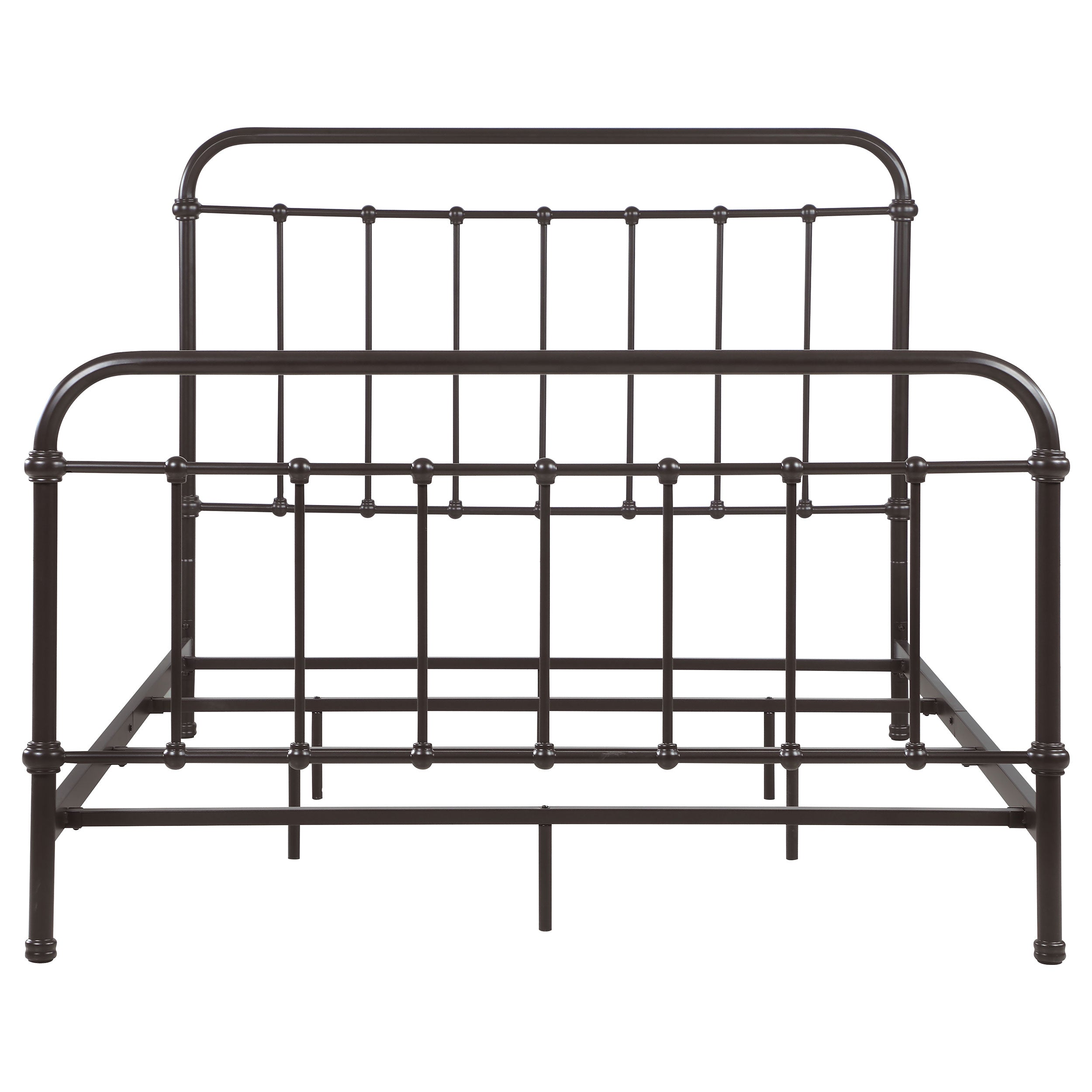 Livingston  Panel Metal Bed Dark Bronze