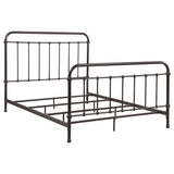 Livingston  Panel Metal Bed Dark Bronze