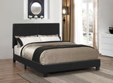 Mauve Bed Upholstered  Black