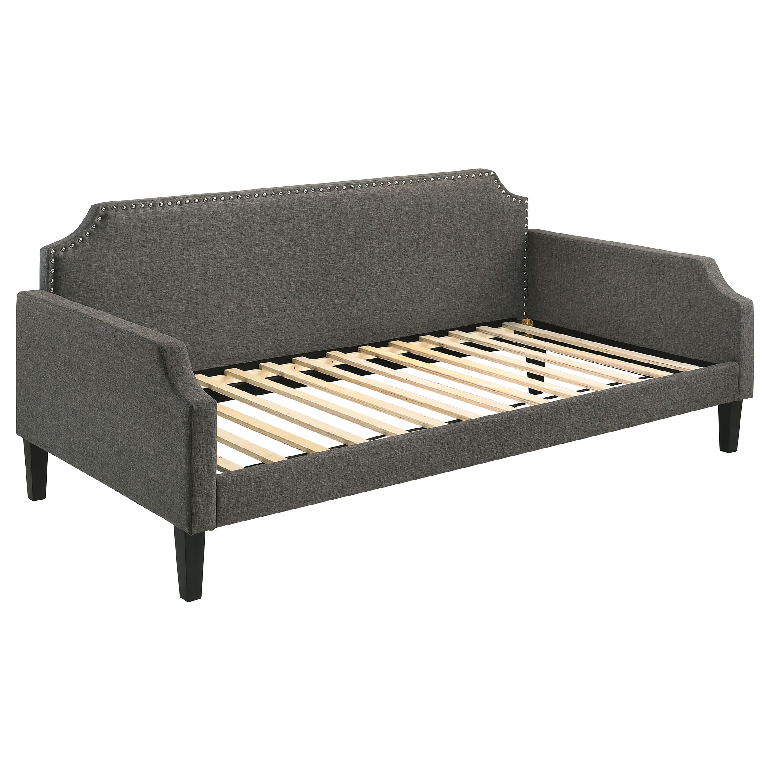 Olivia Upholstered Twin Daybed with Nailhead Trim