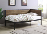 Getler Daybed Weathered Chestnut and Black