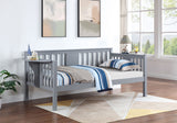 Bethany Wood Twin Daybed with Drop-down Tables White