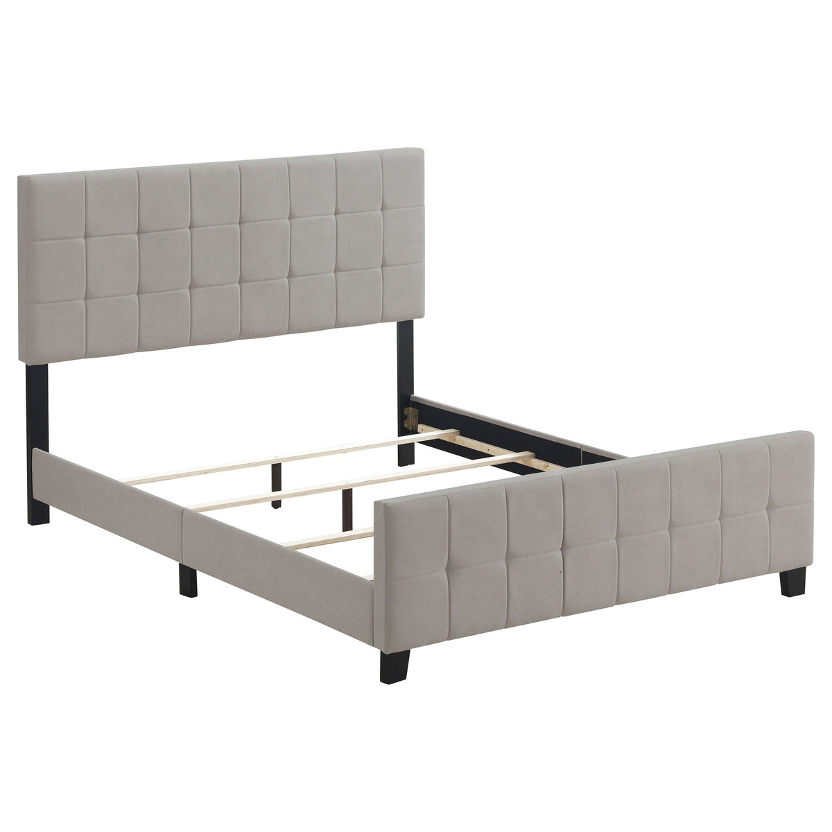 Fairfield  Upholstered Panel Bed Beige