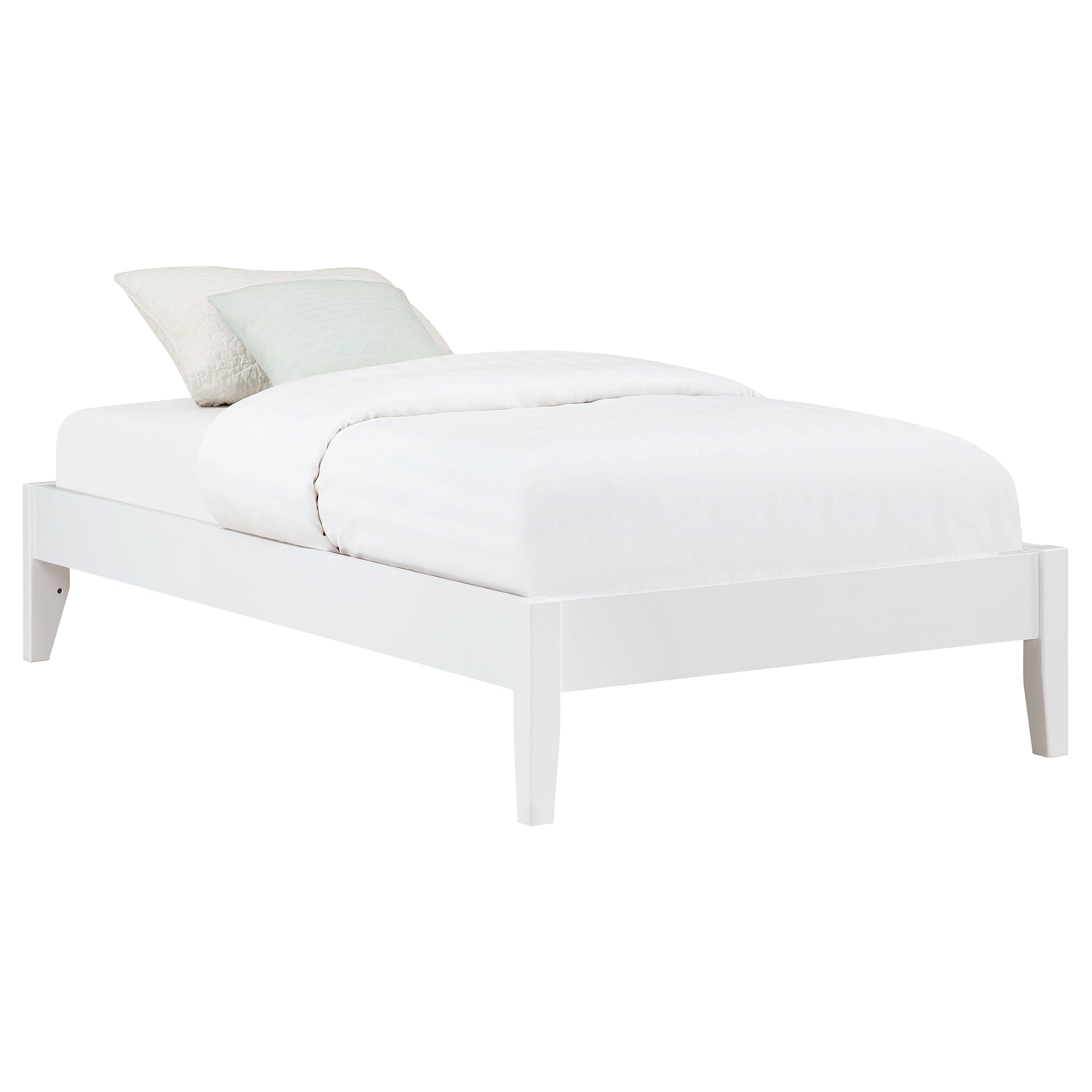 Hounslow Platform  Bed White