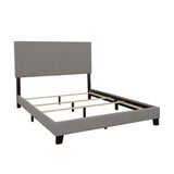 Boyd  Upholstered Bed with Nailhead Trim Grey