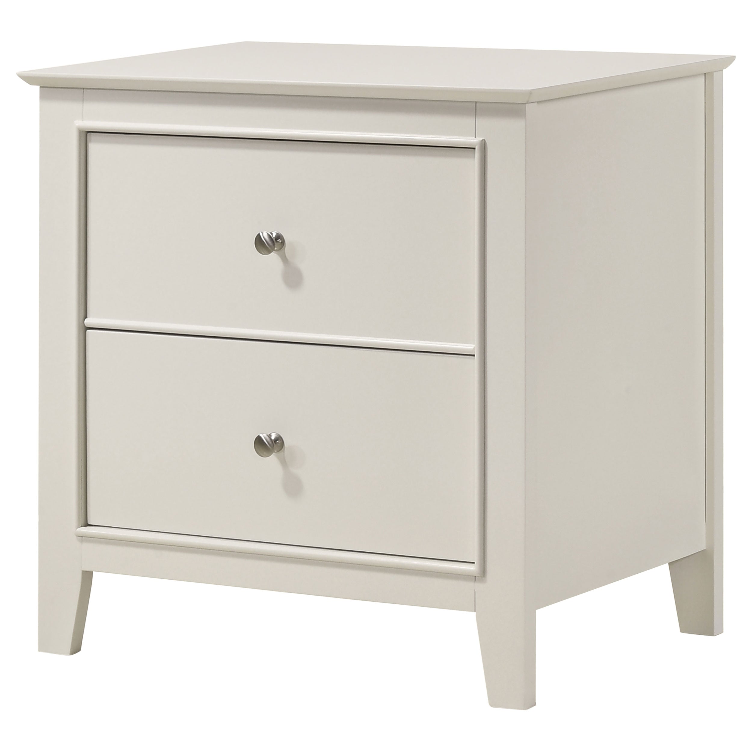 Selena 2-drawer Nightstand Cream White