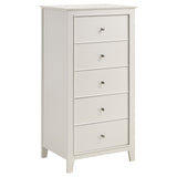 Selena 5-drawer Chest Cream White