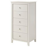 Selena 5-drawer Chest Cream White