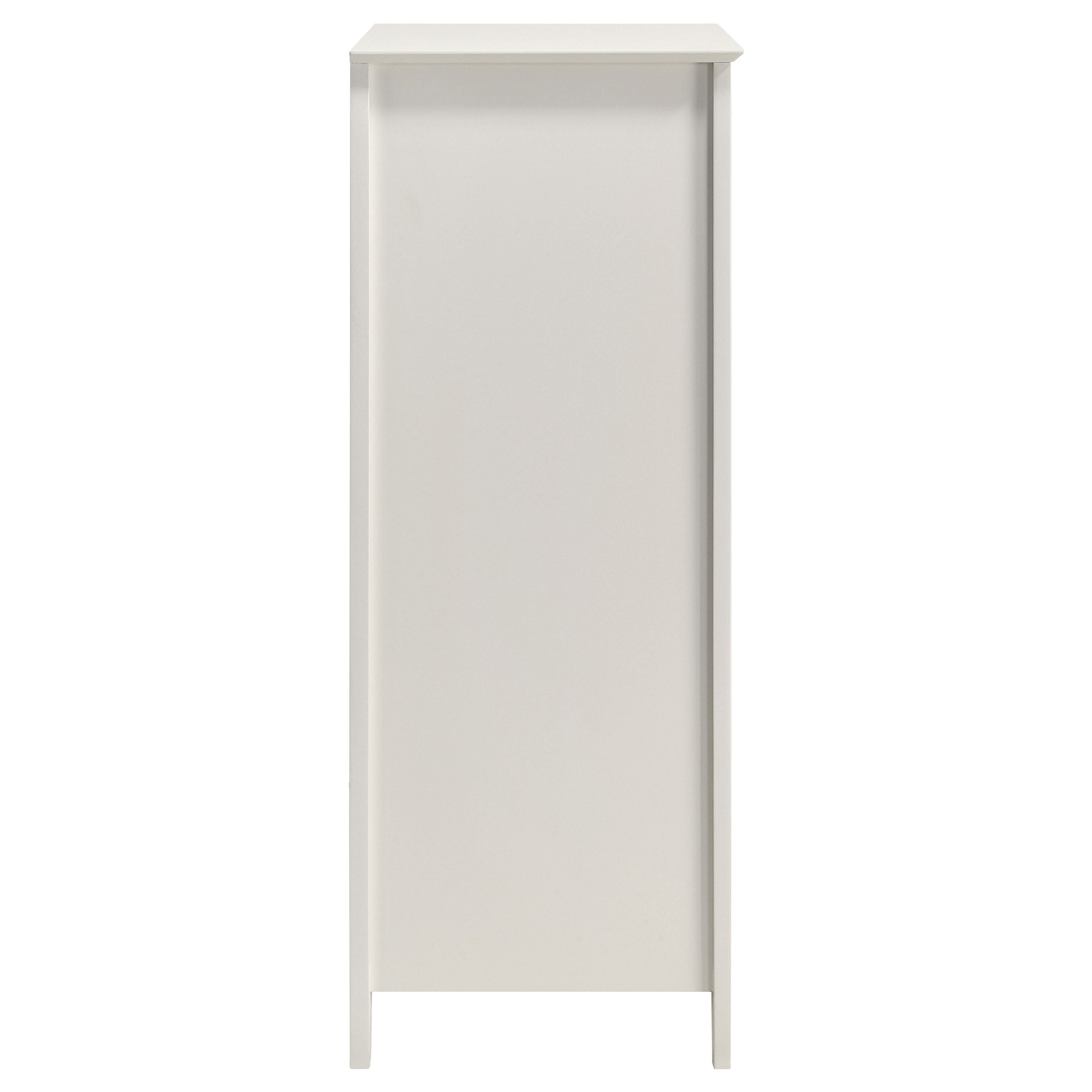 Selena 5-drawer Chest Cream White