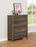 Wrangle Hill 4-drawer Chest Gun Smoke