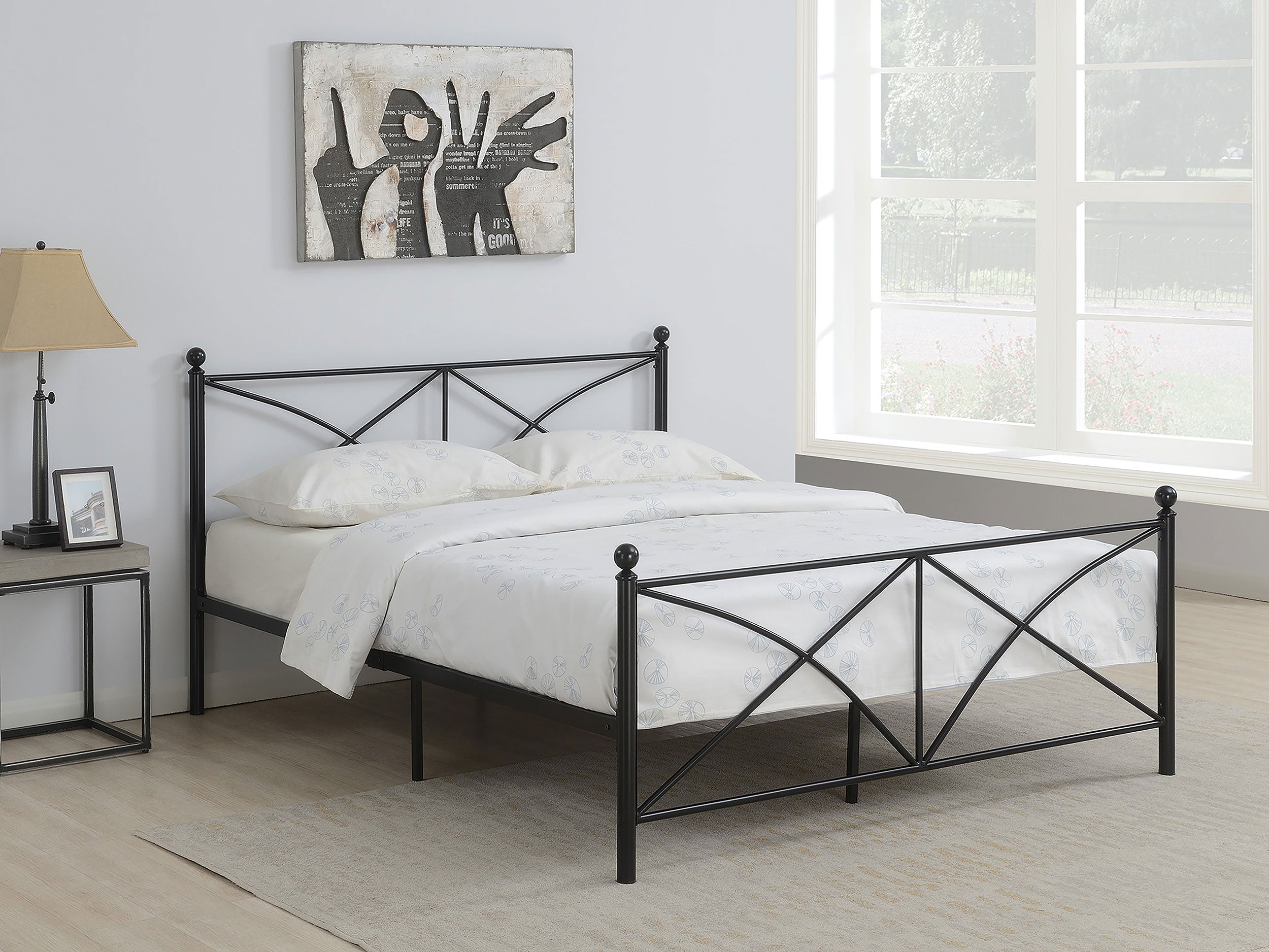 Hart  Platform Bed Black