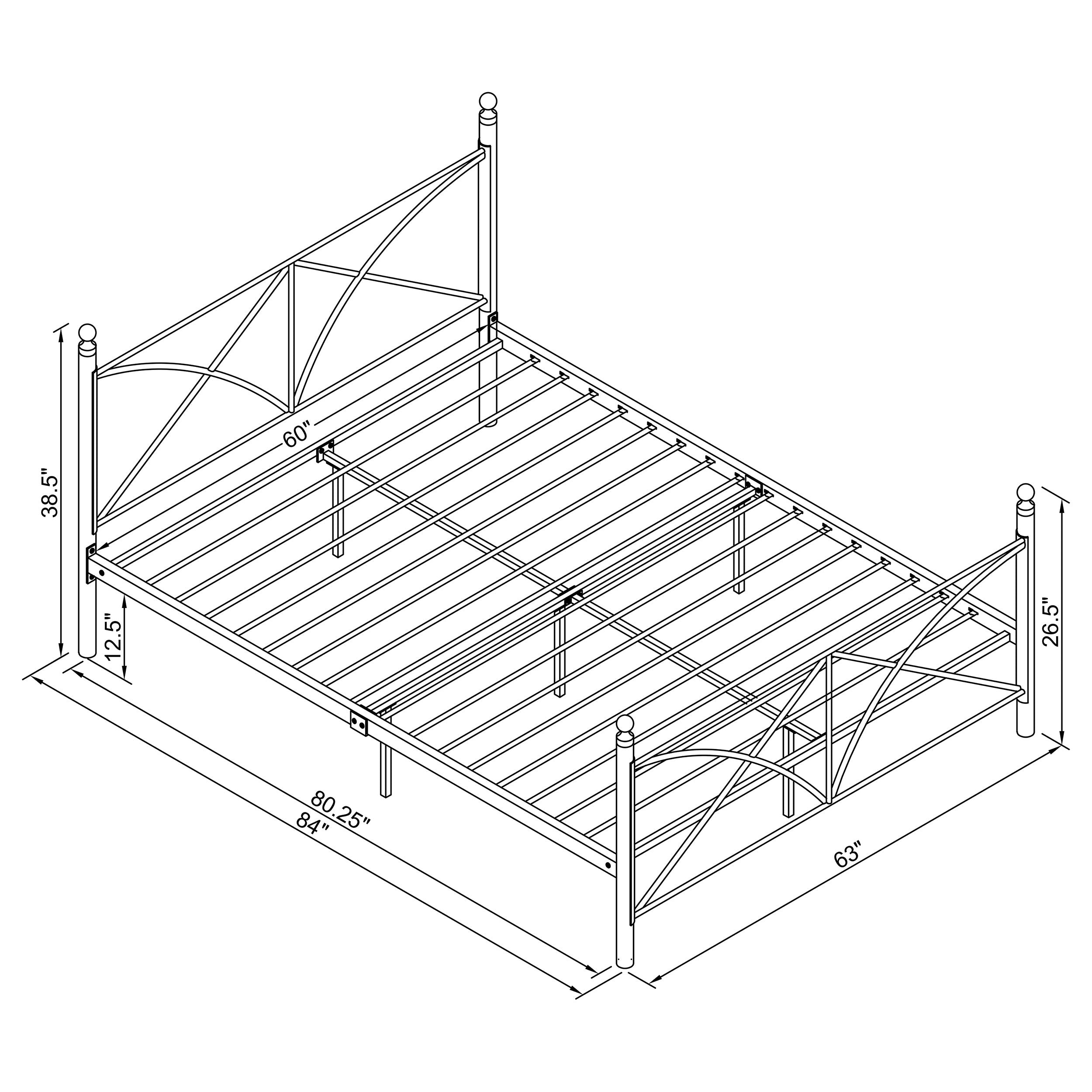 Hart  Platform Bed Black