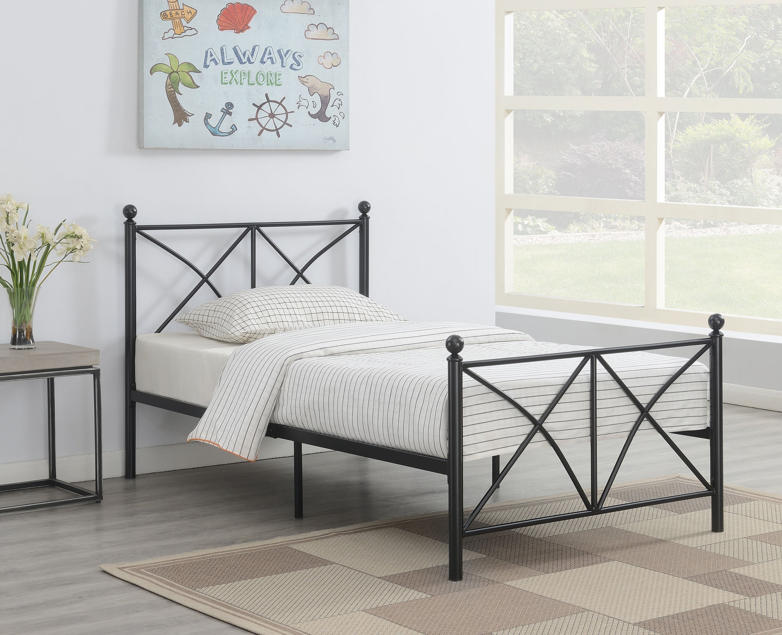 Hart  Platform Bed Black