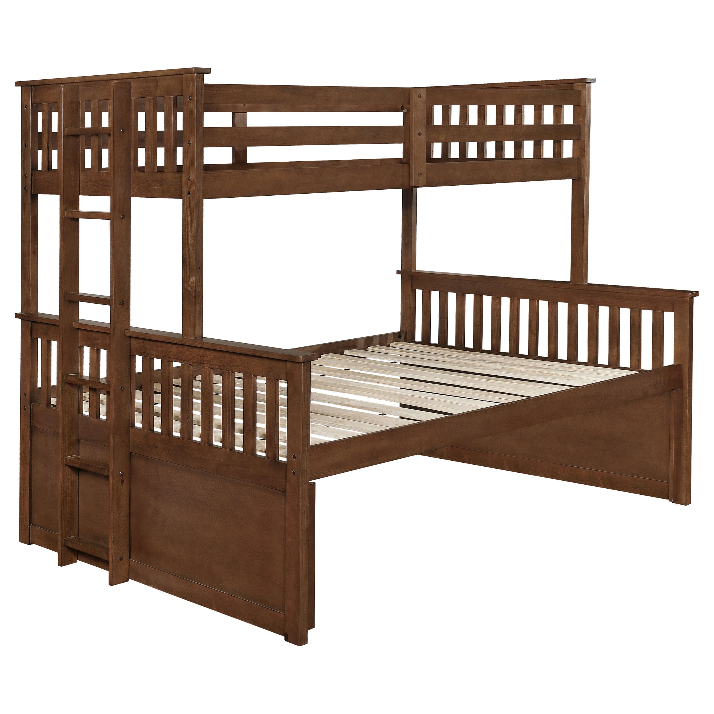 Atkin Twin Extra Long over  3-drawer Bunk Bed Weathered Walnut