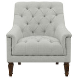 Avonlea Sloped Arm Upholstered Chair Grey