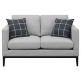 Apperson Cushioned Back Loveseat Light Grey