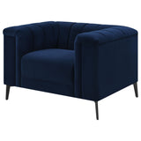 Chalet Tuxedo Arm Chair Blue