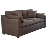 Contrary Reversible Cushion Loveseat Charcoal