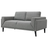 Rilynn Upholstered Track Arms Loveseat Grey