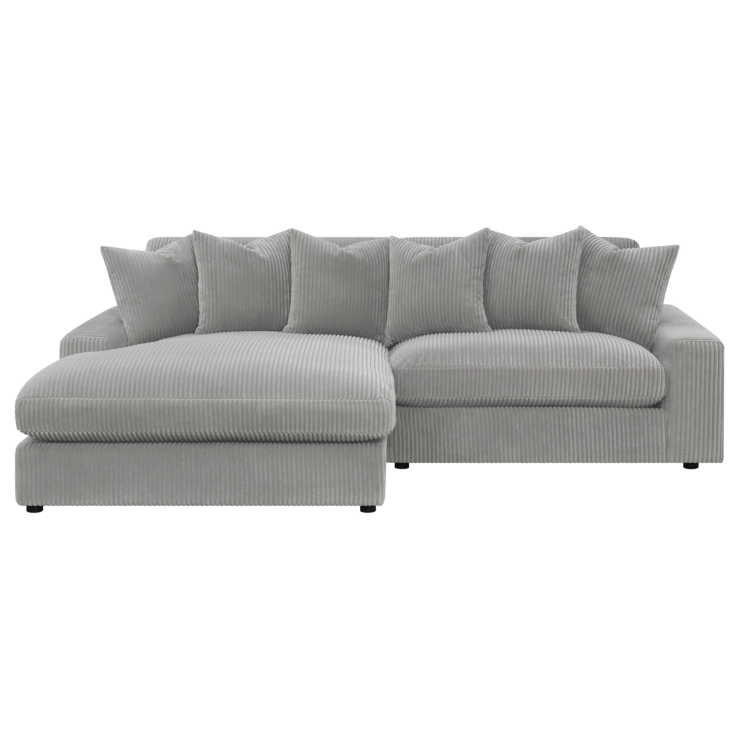 Blaine Upholstered Reversible Sectional Sofa Sand