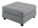 Claude  Upholstered Modular Tufted Sectional Dove