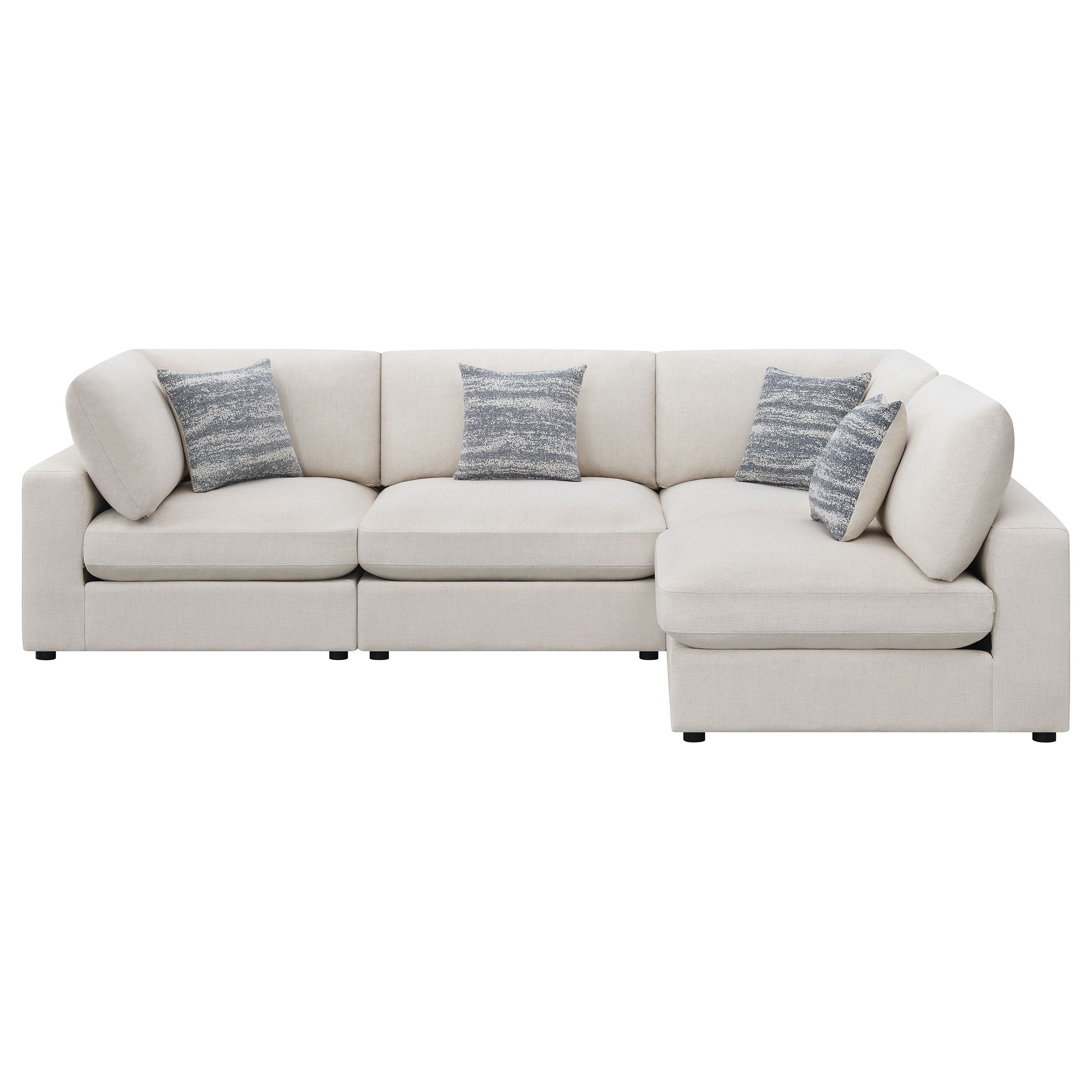 Serene  Upholstered Modular Sectional Beige